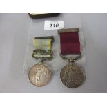 1854 Crimea medal with Alma bar (name removed),