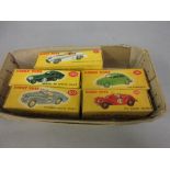 Dinky Toys 181 Volkswagon, 163 Bristol 450 Sports Coupe, 108 MG Midget sports,