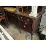 Regency mahogany sideboard,