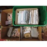 Four boxes of World stamps,