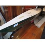 Large Kensington glass fibre remote control pond yacht