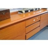 White and Newton, mid 20th Century teak sideboard with drawers,