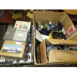Collection of various Canon, Praktica and other cameras, accessories, lenses, projectors etc,
