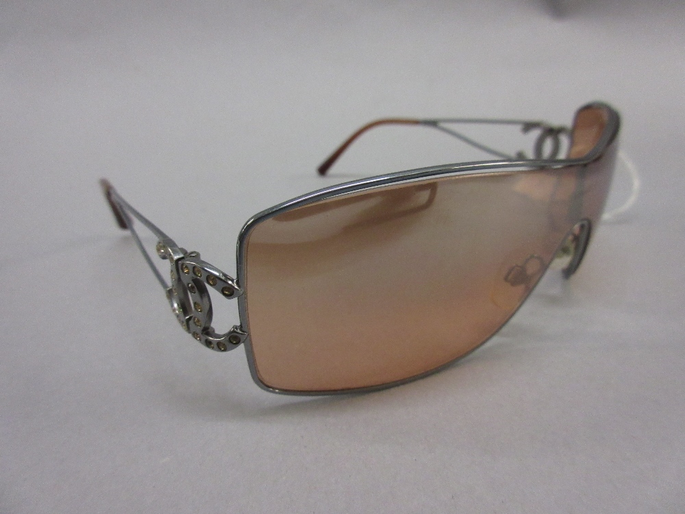 Pair of ladies Chanel sunglasses in original box together with a pair of ladies Christian Dior - Image 2 of 6