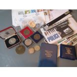Bailiwick twenty five pence silver proof coin in original box,
