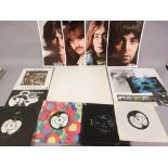 The Beatles White album with original posters,