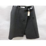 Christian Dior black wool skirt with silk lining,