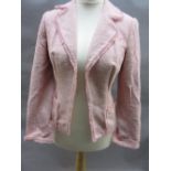 Ladies pink tweed jacket by Fenn Wright Manson and a brown Hobbs jacket, both size 10,