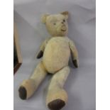 Large 31in plush covered jointed teddy bear