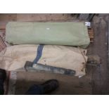 Officer's folding campaign bed,