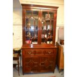 Late 19th Century mahogany sectetaire bookcase by Maple and Co.