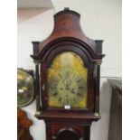 George III mahogany longcase clock,