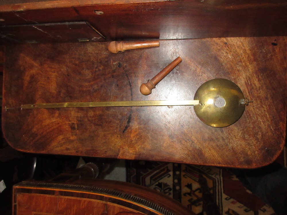 William IV mahogany drop-dial wall clock, - Image 4 of 8