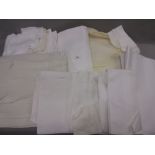 Quantity of various table linen
