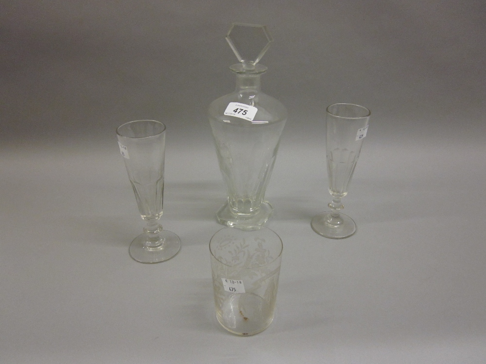 Collection of miscellaneous glassware