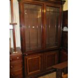 19th Century mahogany bookcase,