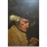 18th / 19th Century oil on canvas, portrait of an elderly man, gilt framed,