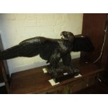 Large 20th Century bronzed composition figure of an eagle CONDITION REPORT 19ins x