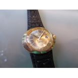 Ladies Omega 1960's / '70's gold plated automatic Geneva Dynamic wristwatch with date aperture and