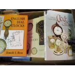 Large quantity of horology related reference books