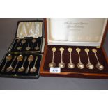 Limited Edition cased set of six Sovereign Queen's spoons,