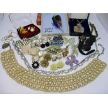 Quantity of various costume jewellery