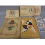 Small quantity of various cigarette cards and a ' Festival of Britain ' programme