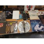 Small quantity of 20th Century records including three picture discs for Debbie Gibson,