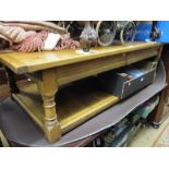 Trevor Lawrence rectangular coffee table with two frieze drawers