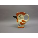 1930's Pottery cockerel jug