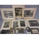 Group of six early 20th Century photographs of suffragette interest,