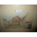 Arthur Keen, set of three folios, print sketches of Oxted and Limpsfield,