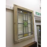 Early 20th Century leaded glass window panel