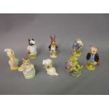 Group of six various Beswick Beatrix Potter figures,