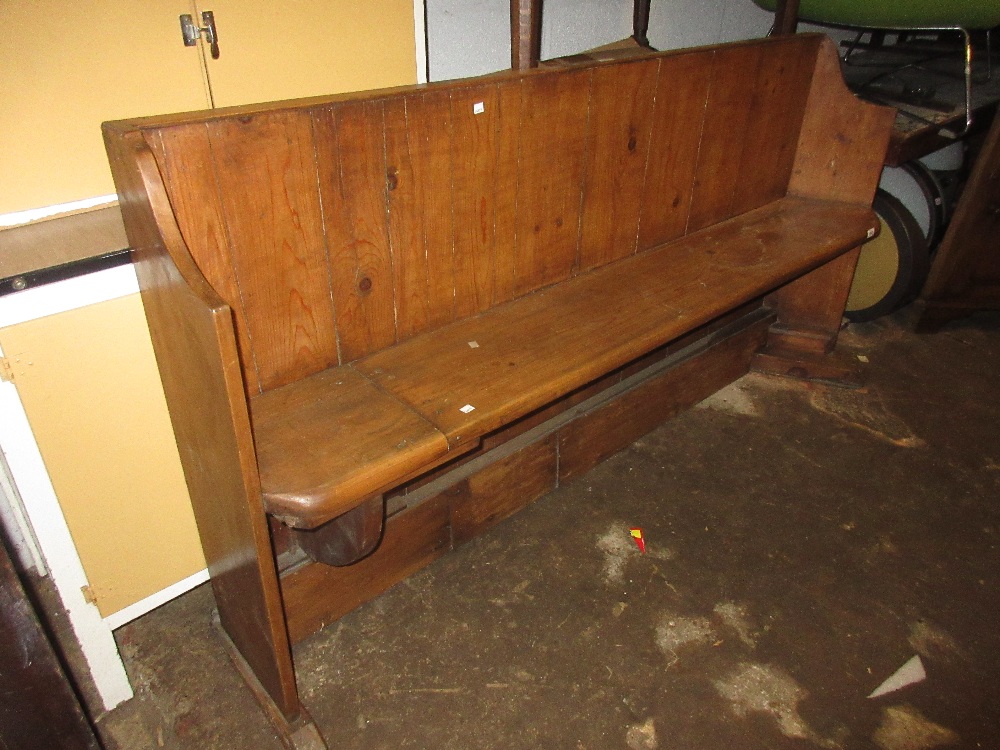 19th Century pine pew (with alterations)
