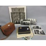 Box containing a quantity of various photographs including one of James Glanville & Son Ltd.