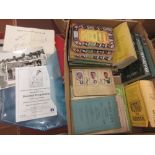 Quantity of various cricket related ephemera including Wisden Cricketer's Almanack, 1949,