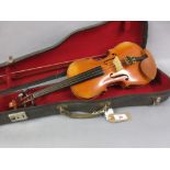 French violin, labelled Modele D' Apres, Jean Baptiste Vuillaune,