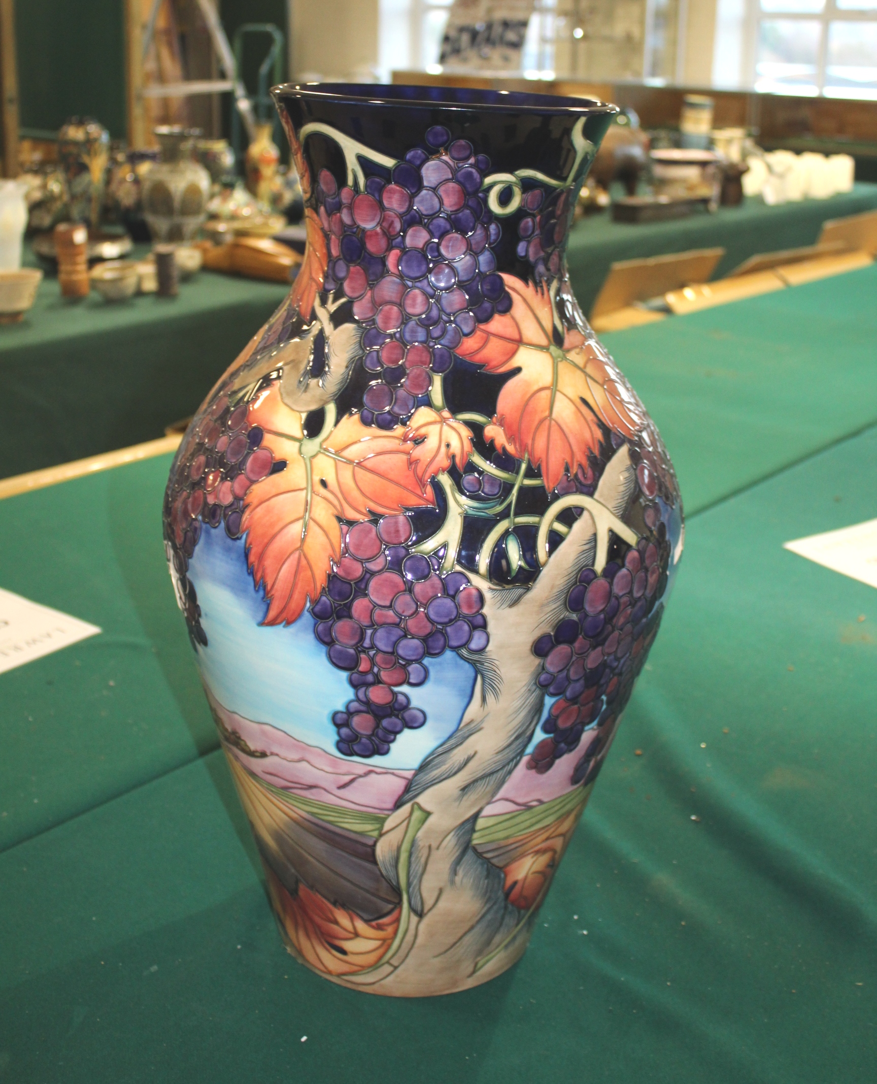 LARGE MOORCROFT VASE - MONTEGNAC an exceptionally large limited edition Moorcroft vase in the - Image 3 of 6