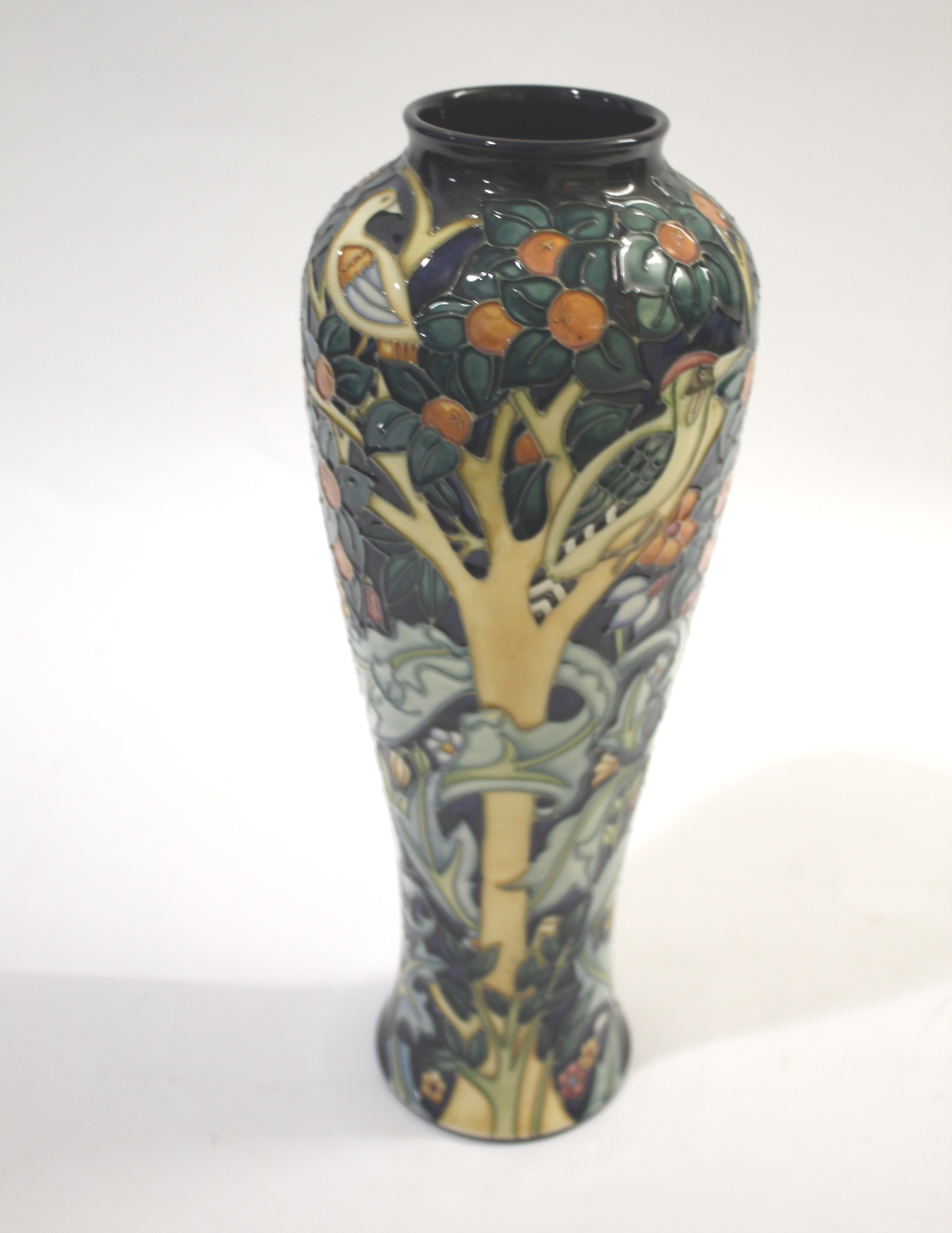 MOORCROFT VASE - TREE BARK THIEF a boxed modern Moorcroft limited edition vase in the Tree Bark - Image 4 of 5