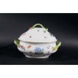 LARGE HEREND TUREEN - FRUITS & FLOWERS a large Herend tureen painted in the Fruits & Flowers design,