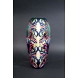 MOORCROFT VASE - MAYPOLE a boxed modern Moorcroft limited edition vase in the Maypole design, No