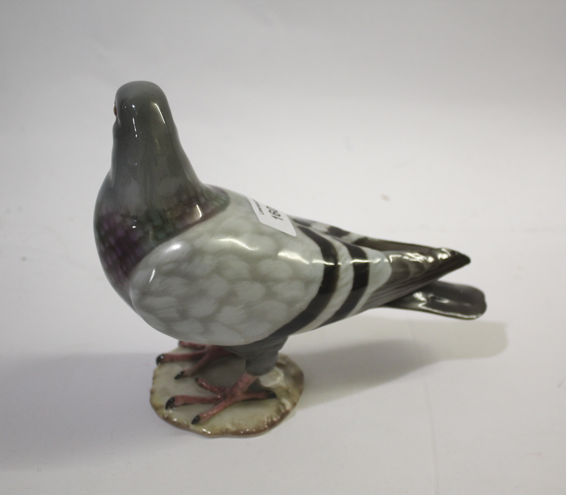 HUTSCHENREUTHER PORCELAIN PIGEON a porcelain figure of a Pigeon, signed by E Werner and made for - Image 4 of 4