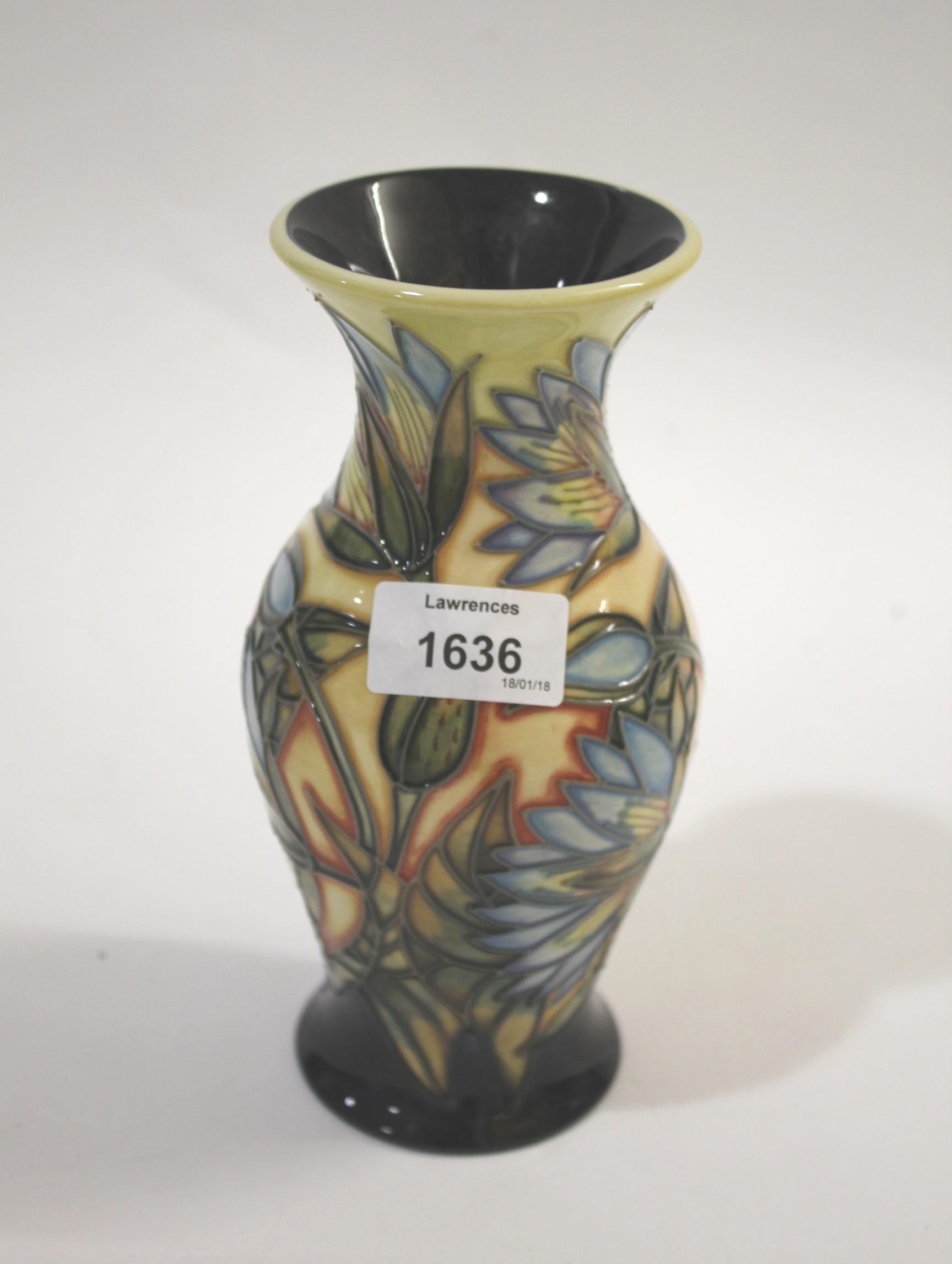 MOORCROFT VASE - SAMARKAND LILY a boxed modern Moorcroft vase in the Samarkand Lily design, No 11 of - Image 2 of 5