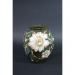 MOORCROFT VASE - GUSTAVIA a boxed modern Moorcroft vase in the Gustavia design. Marked, Moorcroft,