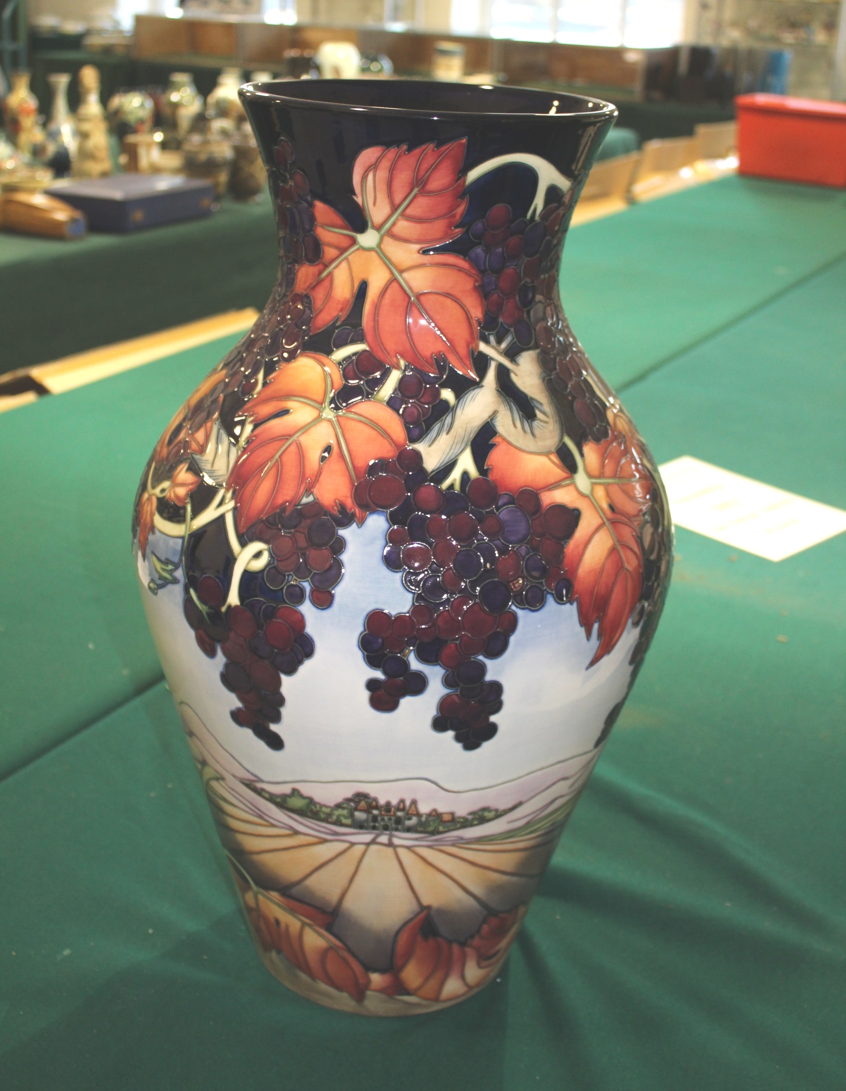 LARGE MOORCROFT VASE - MONTEGNAC an exceptionally large limited edition Moorcroft vase in the - Image 3 of 6