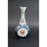 MOORCROFT VASE - LOVE IN A MIST a boxed modern Moorcroft limited edition vase in the Love in a