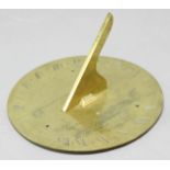 LARGE BRASS SUNDIAL, inscribed BANCKS, Strand, London, diameter 38cm Footnote: being sold to benefit