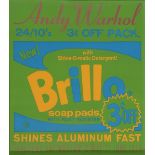 •AFTER ANDY WARHOL (1928-1987) BRILLO (PASADENA ART MUSEUM 12 MAY- 21 JUNE 1970) Lithographic