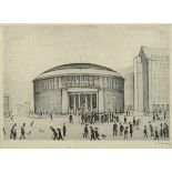 •AFTER LAURENCE STEPHEN LOWRY, RA (1887-1976) THE REFERENCE LIBRARY Offset lithograph, from the